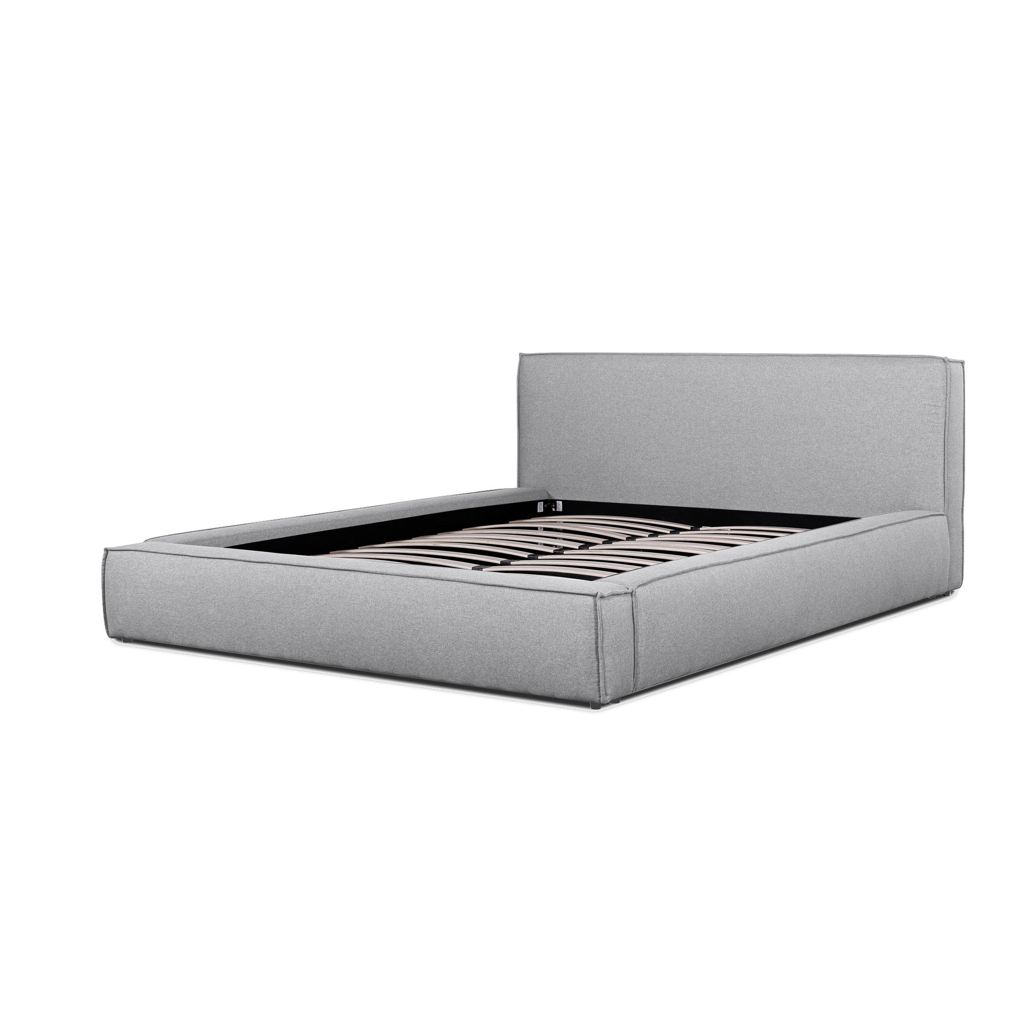Pearl Grey King Bed Frame