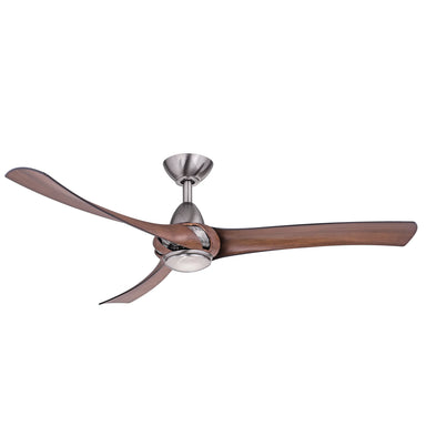  Pewter/Koa 3 Blade AC Ceiling Fan & Wall Control