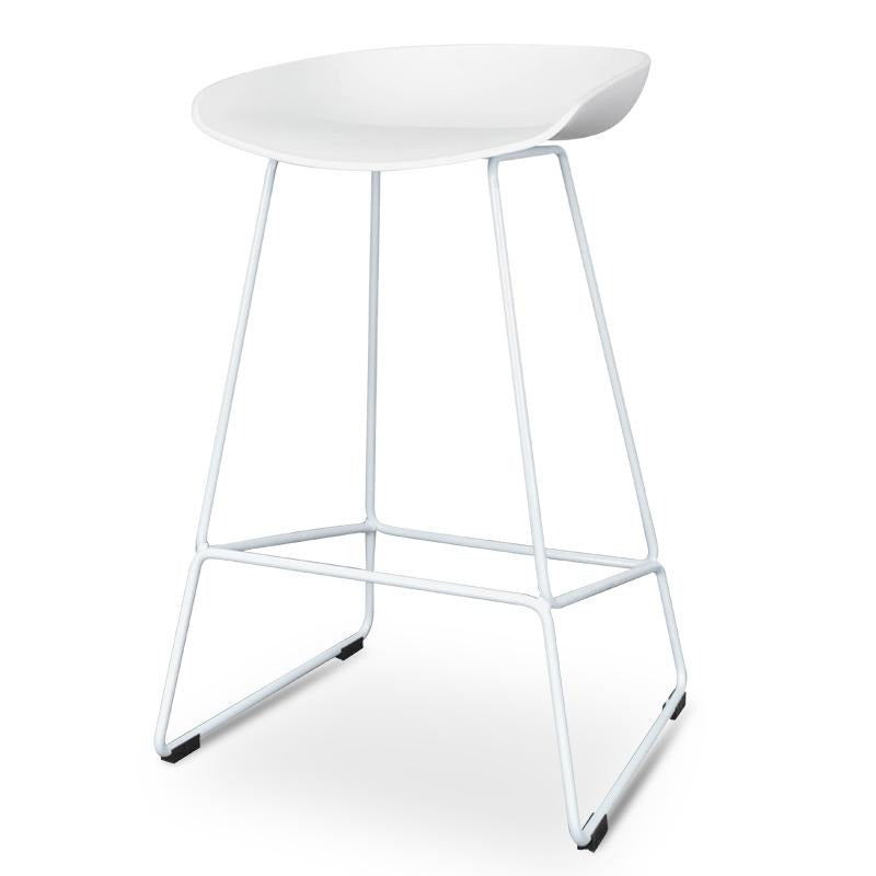 Quinn 65cm Bar Stool -White