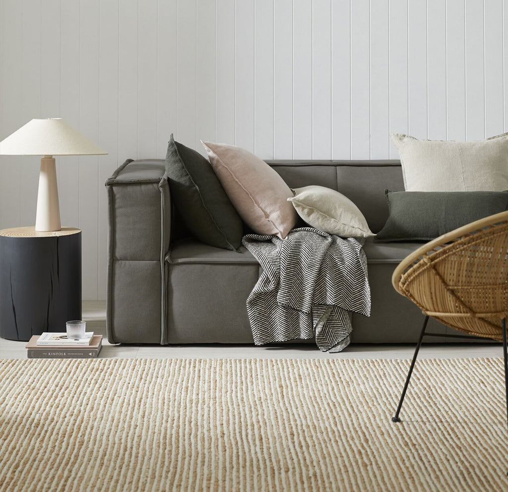 Weave Lisbon Floor Rug - Seasalt
