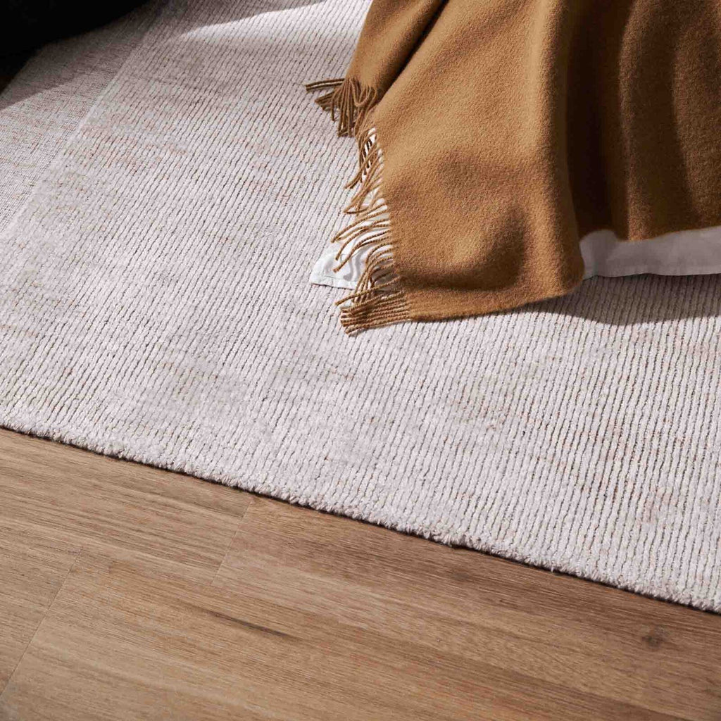 Weave Travertine Floor Rug - Buff