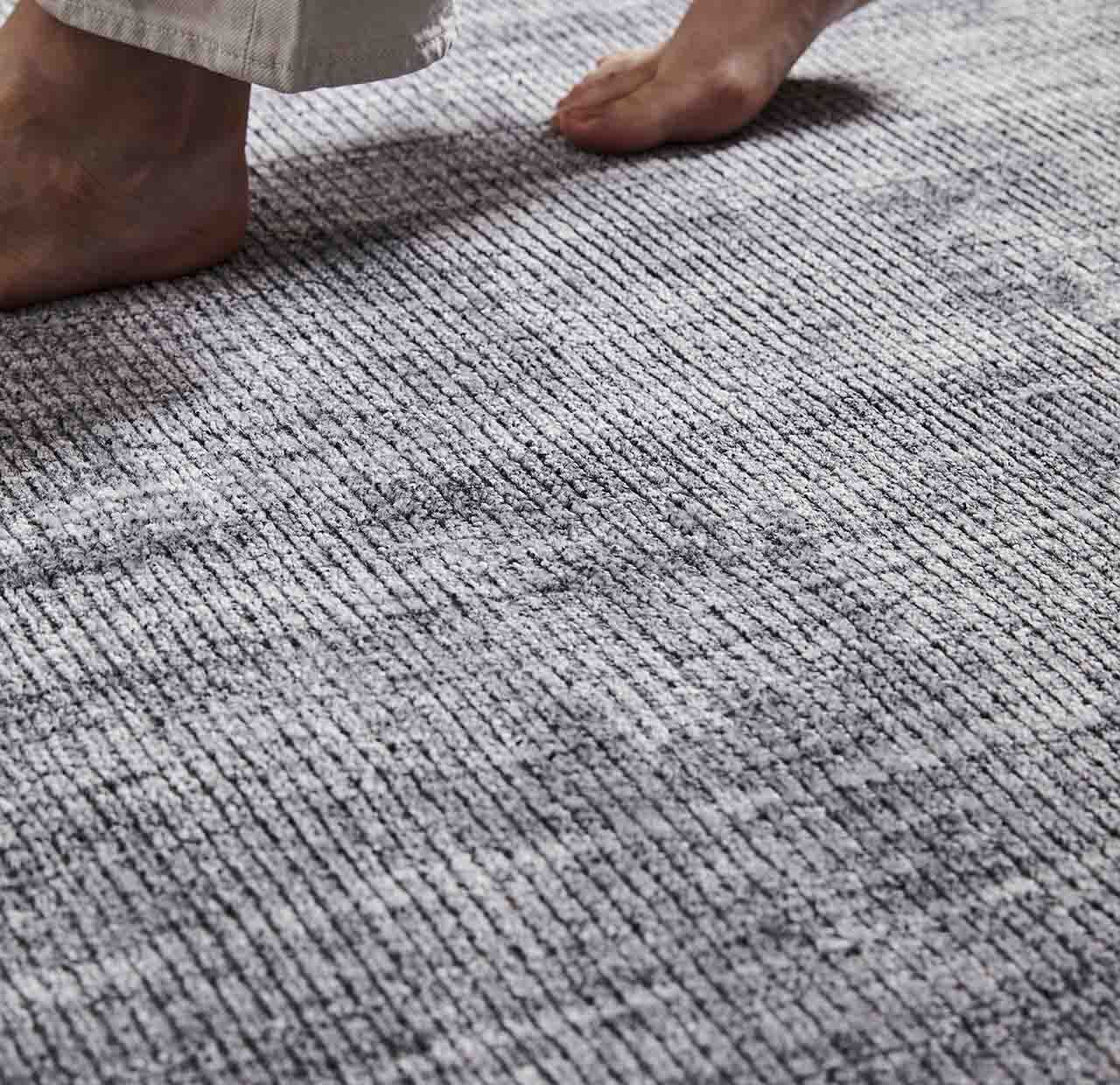 Weave Travertine Floor Rug - Pewter RTV71PEWT