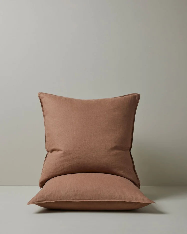 Ravello Pillowcase Pair - Biscuit