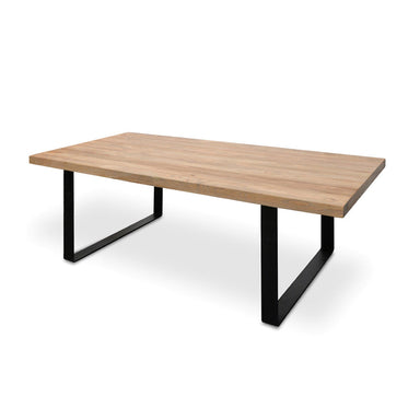 Reclaimed Dining Table 2.4m - Rustic Natural