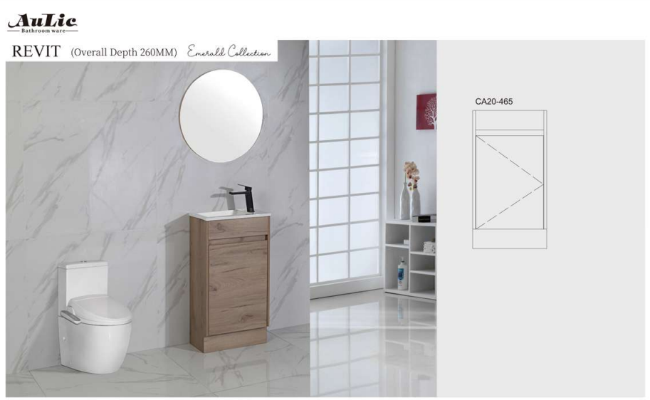 Aulic Revit Finger Pull Vanity