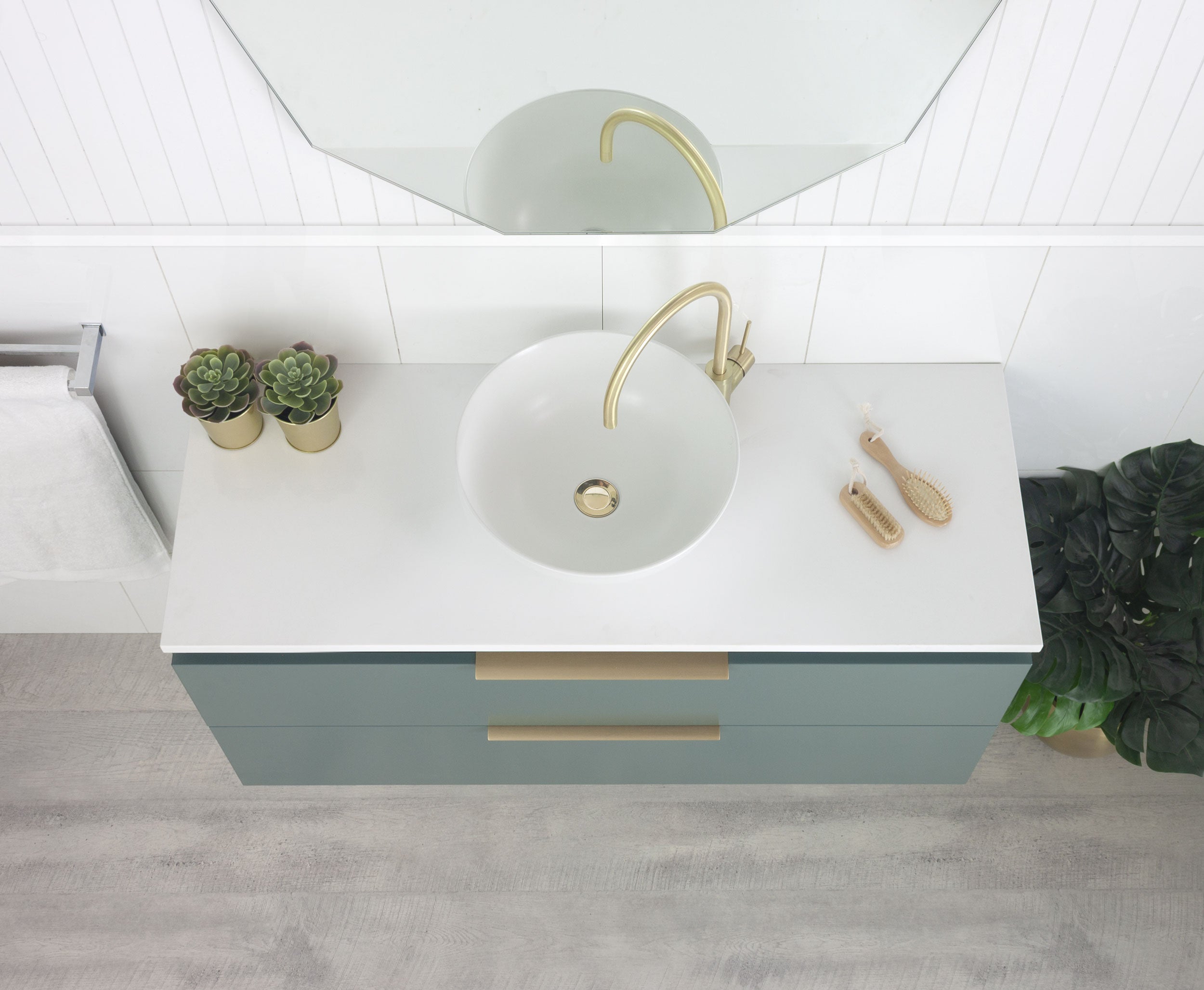 Marquis Riviera 1 600mm all drawer centre basin