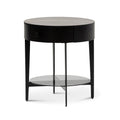 round Side Table - Black