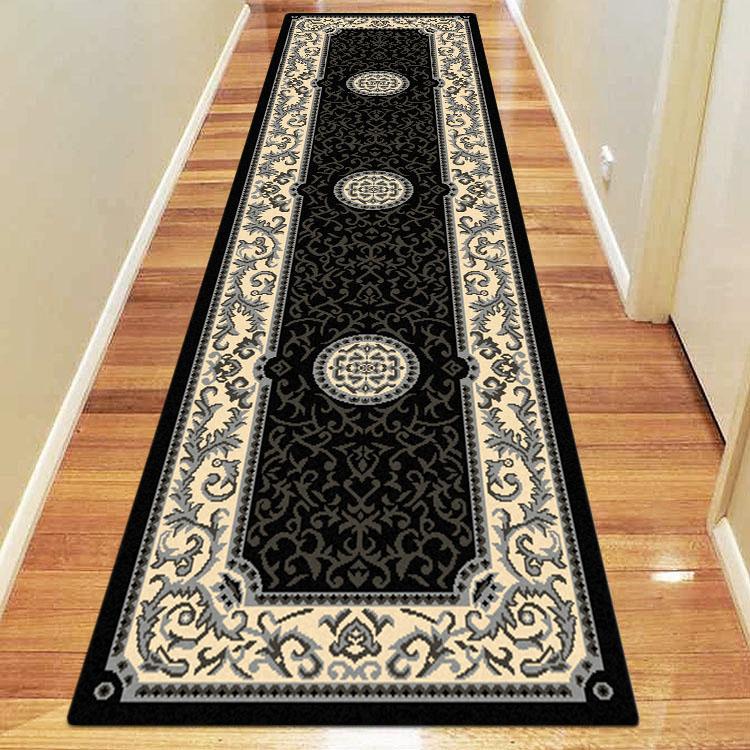 Ruby 1920 Black Hallway Runner