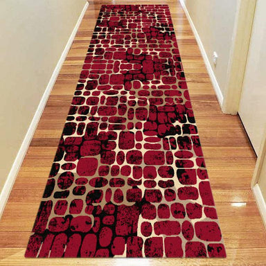 Saray Rugs Ruby Red Hallway Runner ruby801502013red