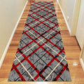 Saray Rugs Ruby  Grey Hallway Runner 2112