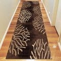 Saray Rugs Ruby Brown Hallway Runner ruby801502116bro