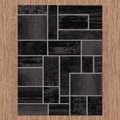 Saray Rugs Ruby  Black 2119