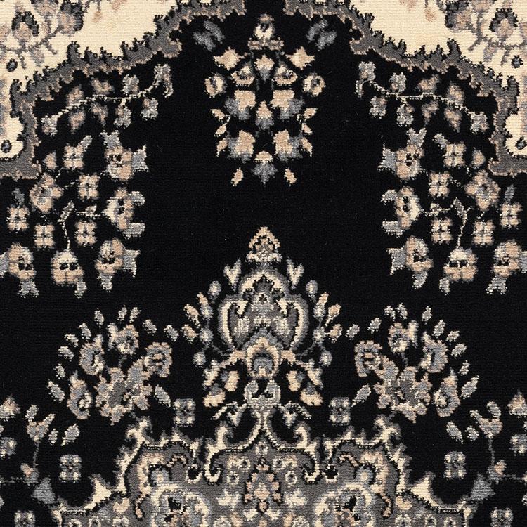 Saray Rugs Ruby  Black Hallway Runner  3104