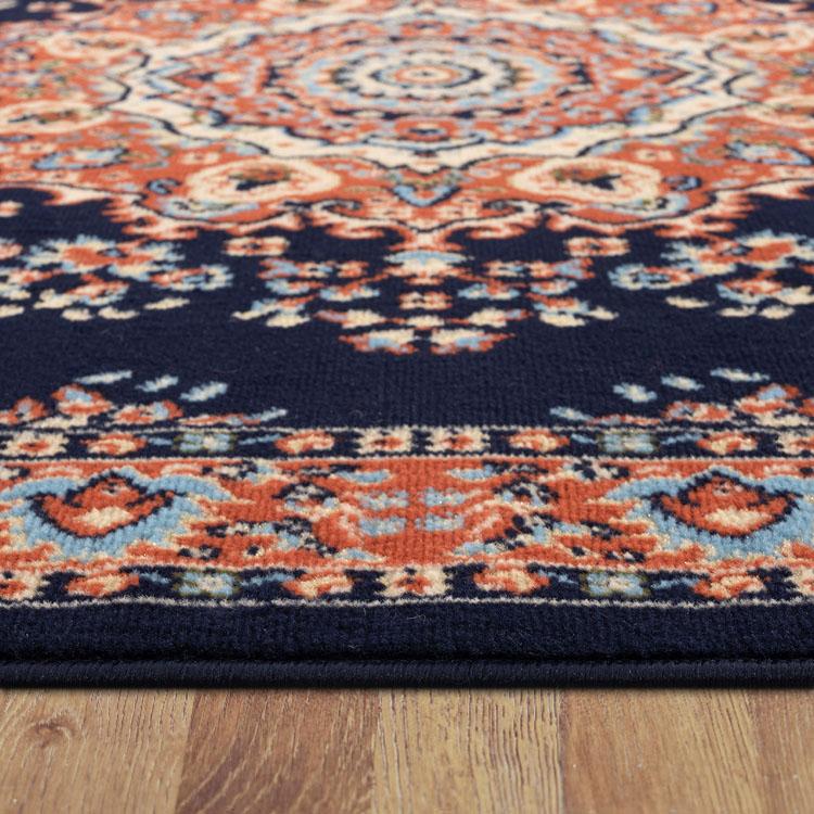 Saray Rugs Ruby  Navy Hallway Runner 3104