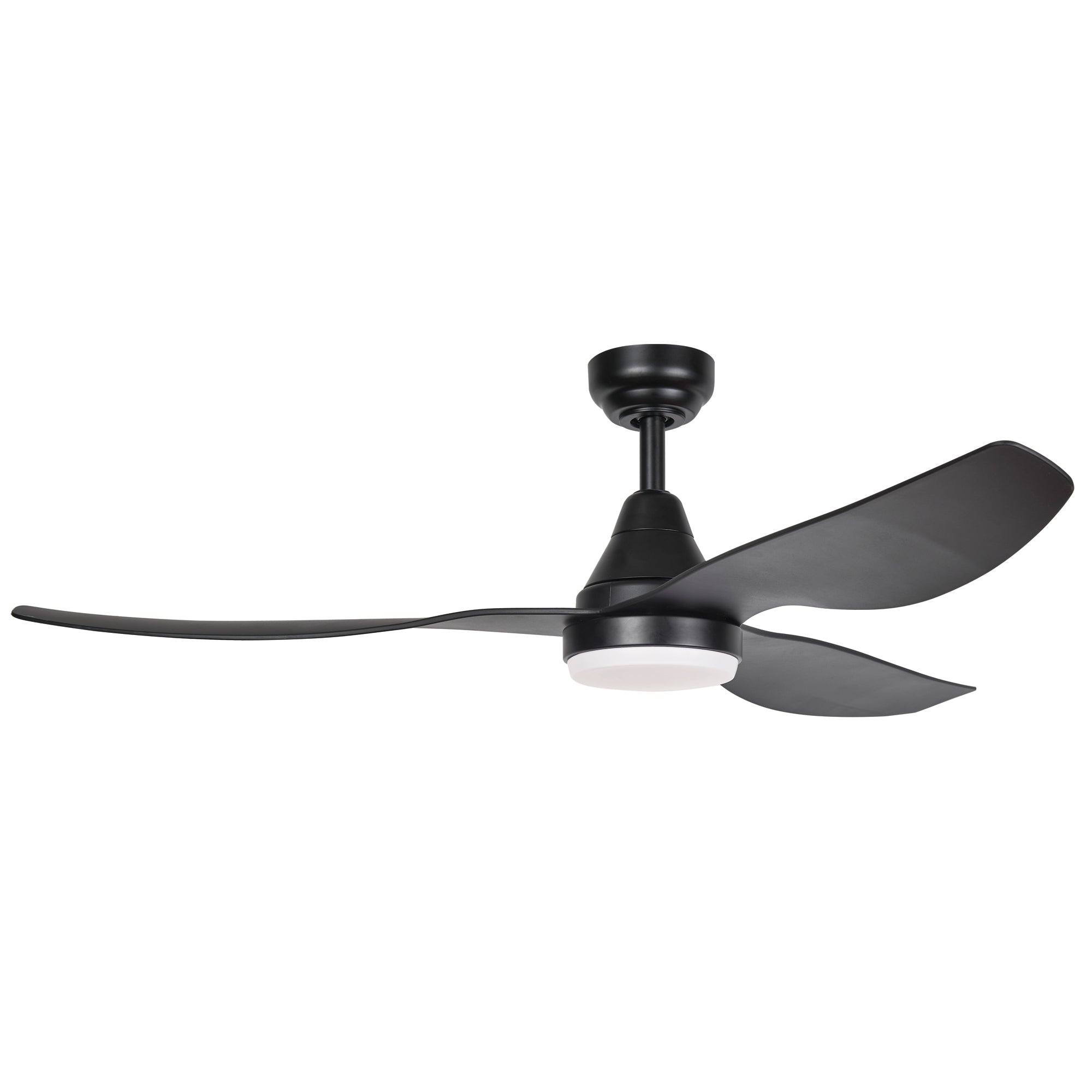 360Fans Simplicity 52″ (132cm) Black 3 Blade DC Ceiling Fan with 18W Dimmable LED Light & Remote Control