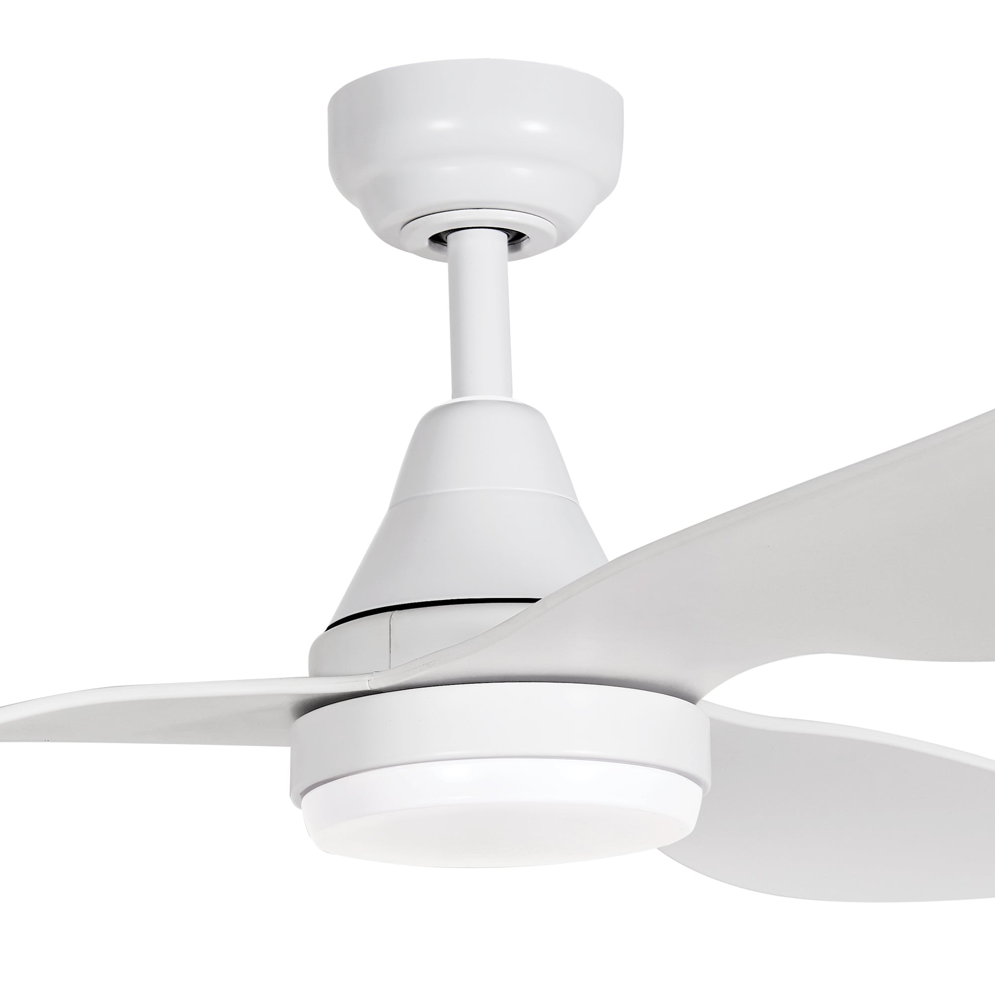 360Fans Simplicity 52″ (132cm) White 3 Blade DC Ceiling Fan with 18W Dimmable LED Light & Remote Control