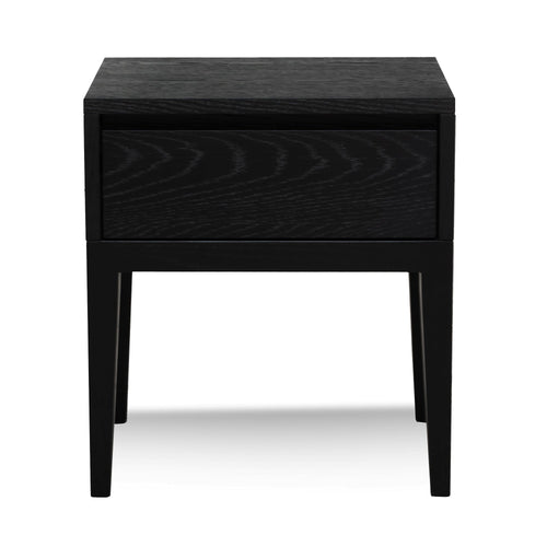 Black Oak Bedside Table