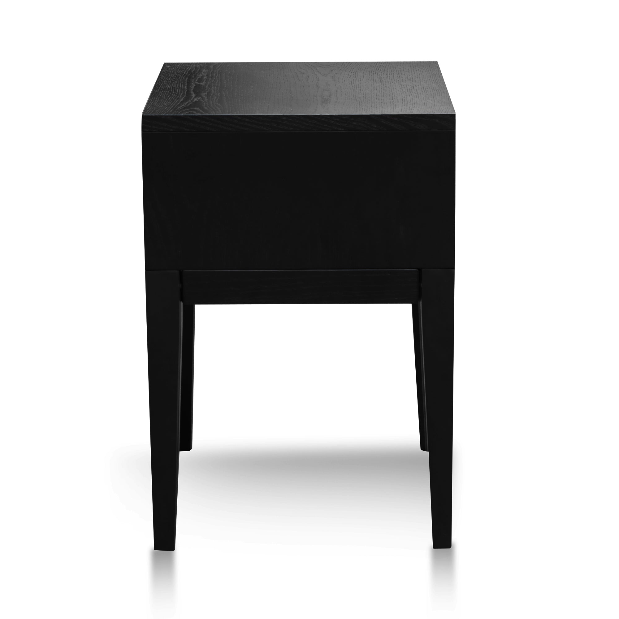 Black Oak Bedside Table