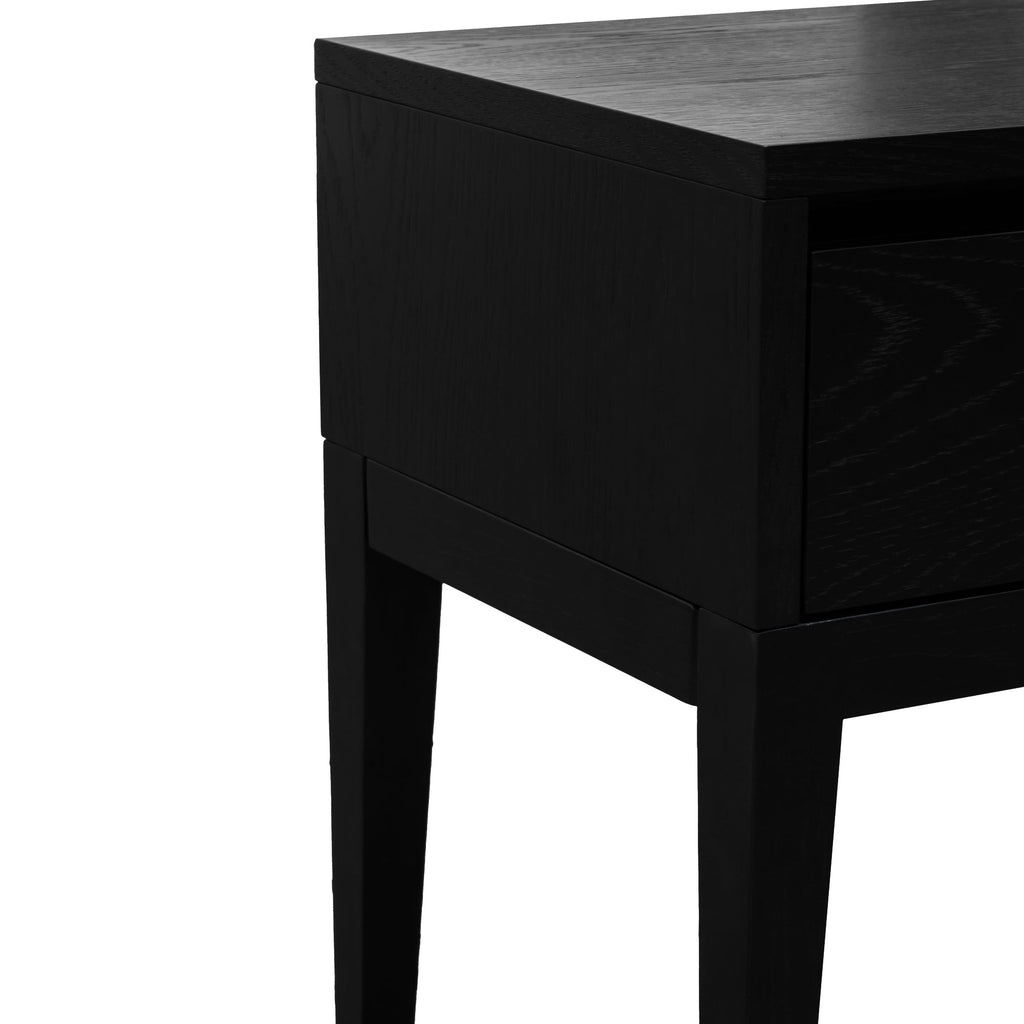 Black Oak Bedside Table