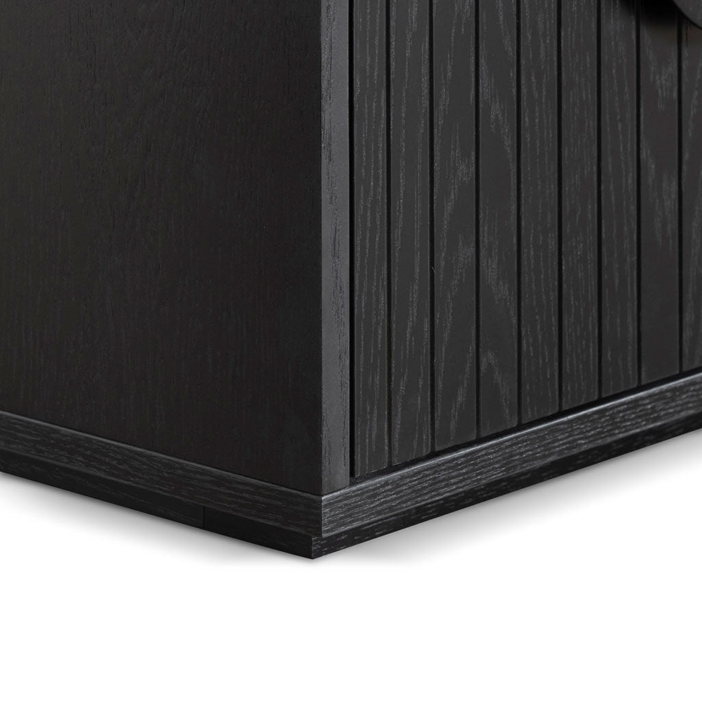 Bedside Table - Black Oak