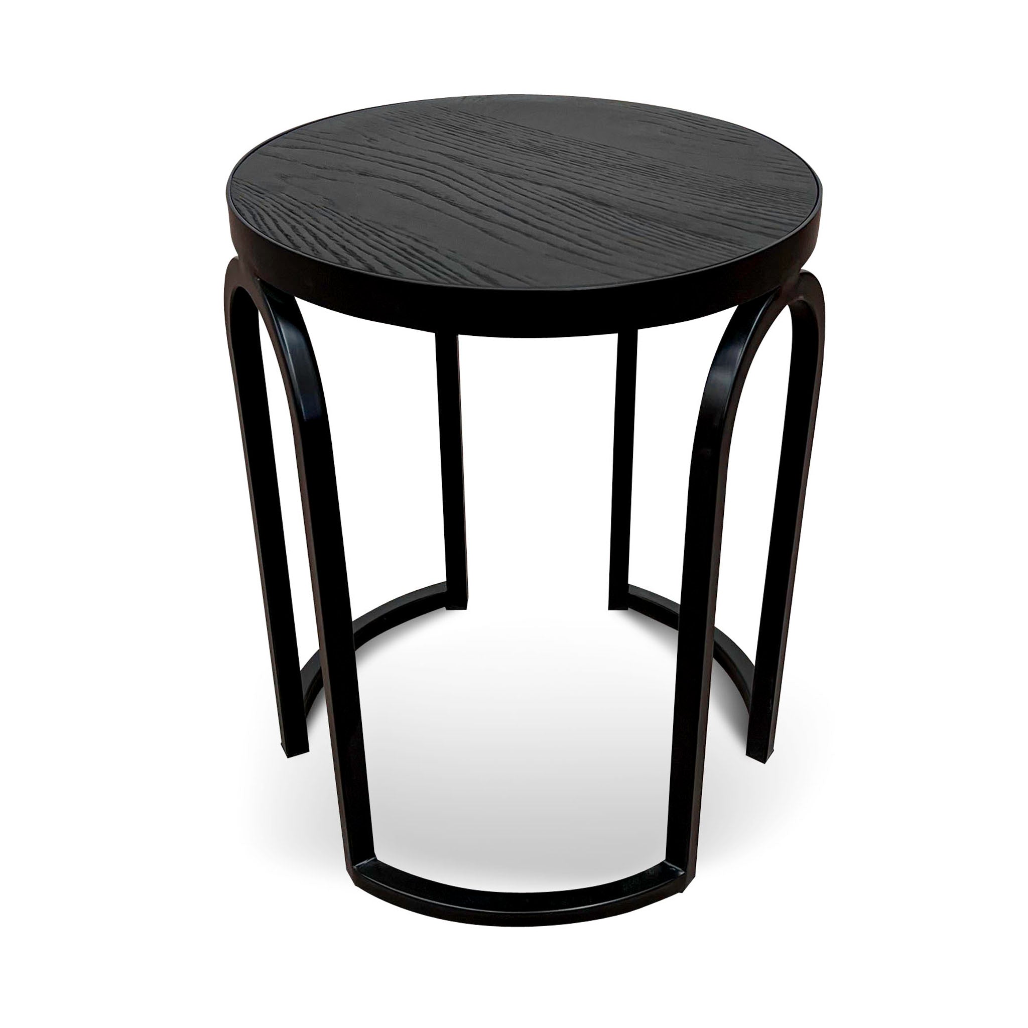 Black Oak Side Table