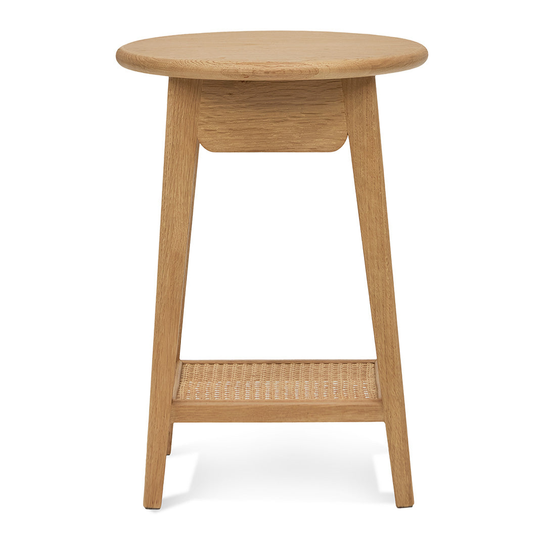 Staci Round Side Table - Natural