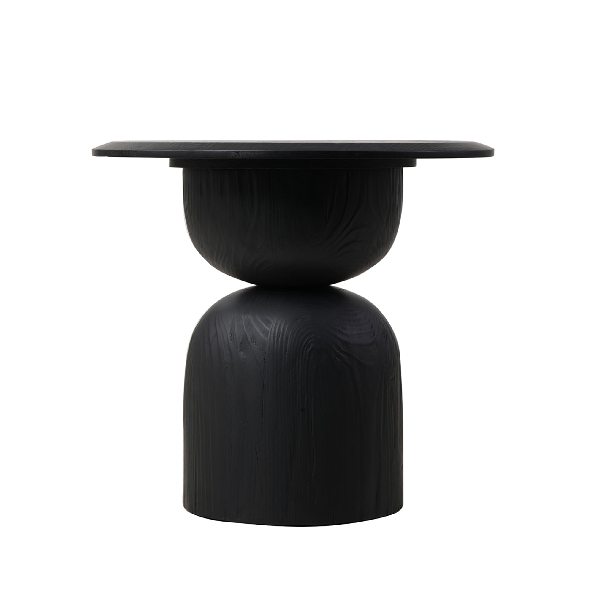Abbott Round Side Table - Full Black