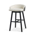 Selena 65cm Black Bar Stool - Beige