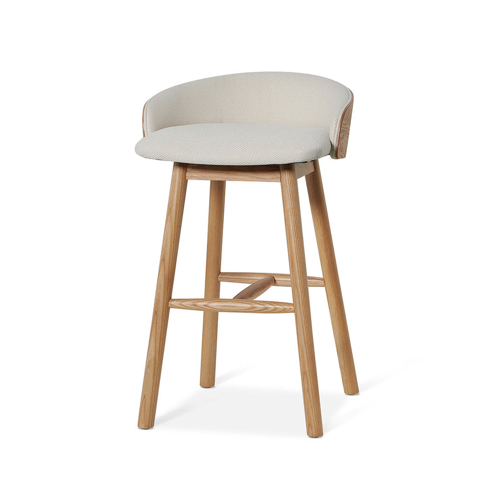 Selena 65cm Natural Bar Stool - Beige