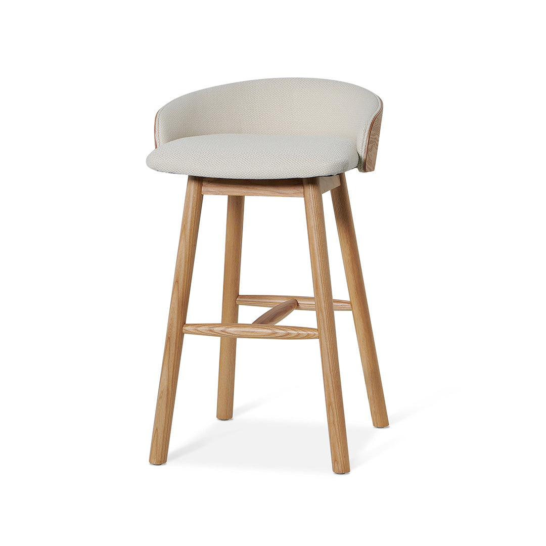 Selena 65cm Natural Bar Stool - Beige