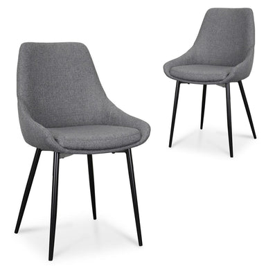 Shogun Dining Chair - Dark Grey (Set of 2)
