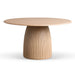 Solid Oak 1.4m Round Dining Table - Natural