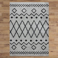 Saray Rugs Sorento Shaggy Grey 844