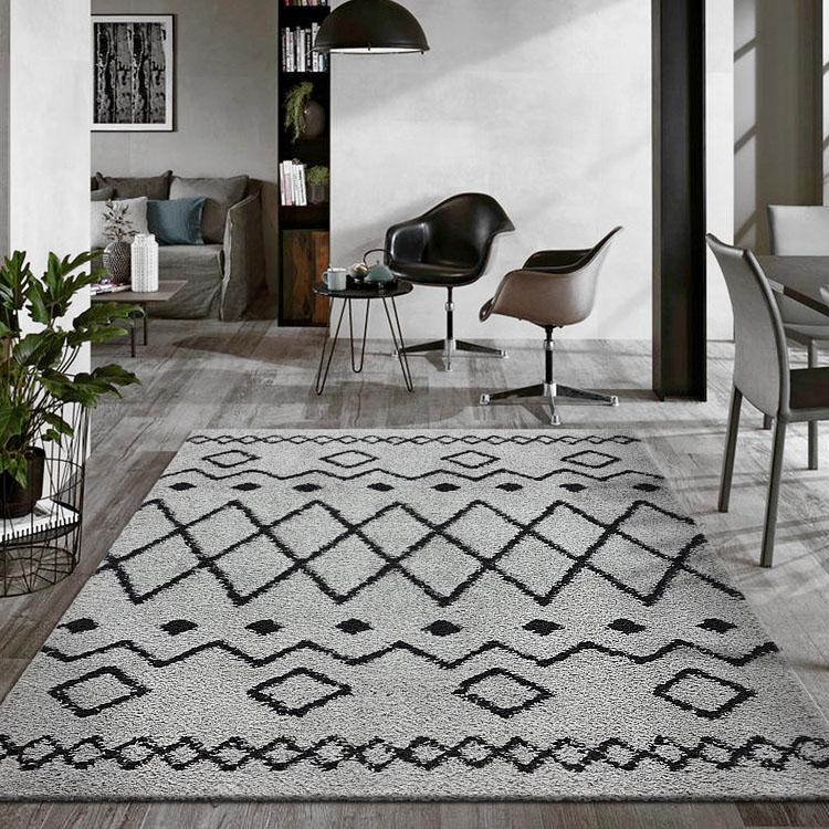 Saray Rugs Sorento Shaggy Grey 844