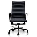 Statesman Executive Leather Office Chair - Full Black