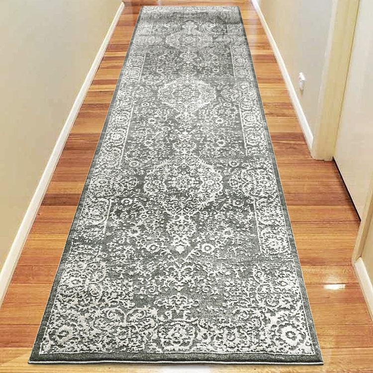 Saray Rugs Stella  Lt.Grey Hallway Runner 799