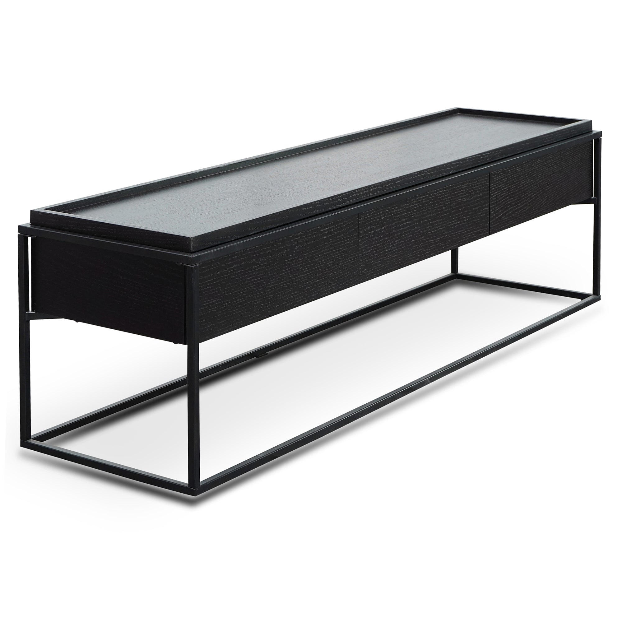 Ortena 150cm TV Entertainment Unit - Full Black