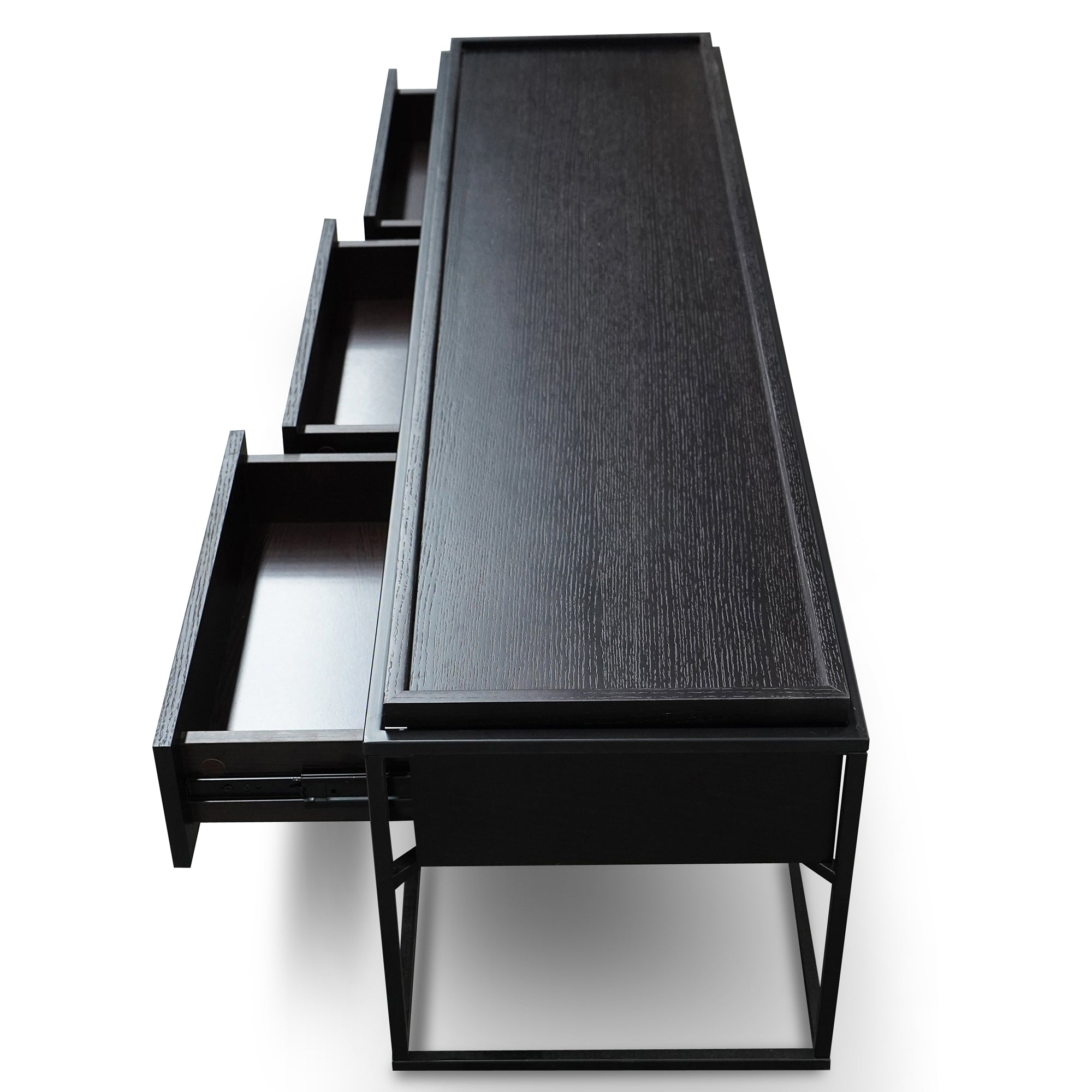 Ortena 150cm TV Entertainment Unit - Full Black