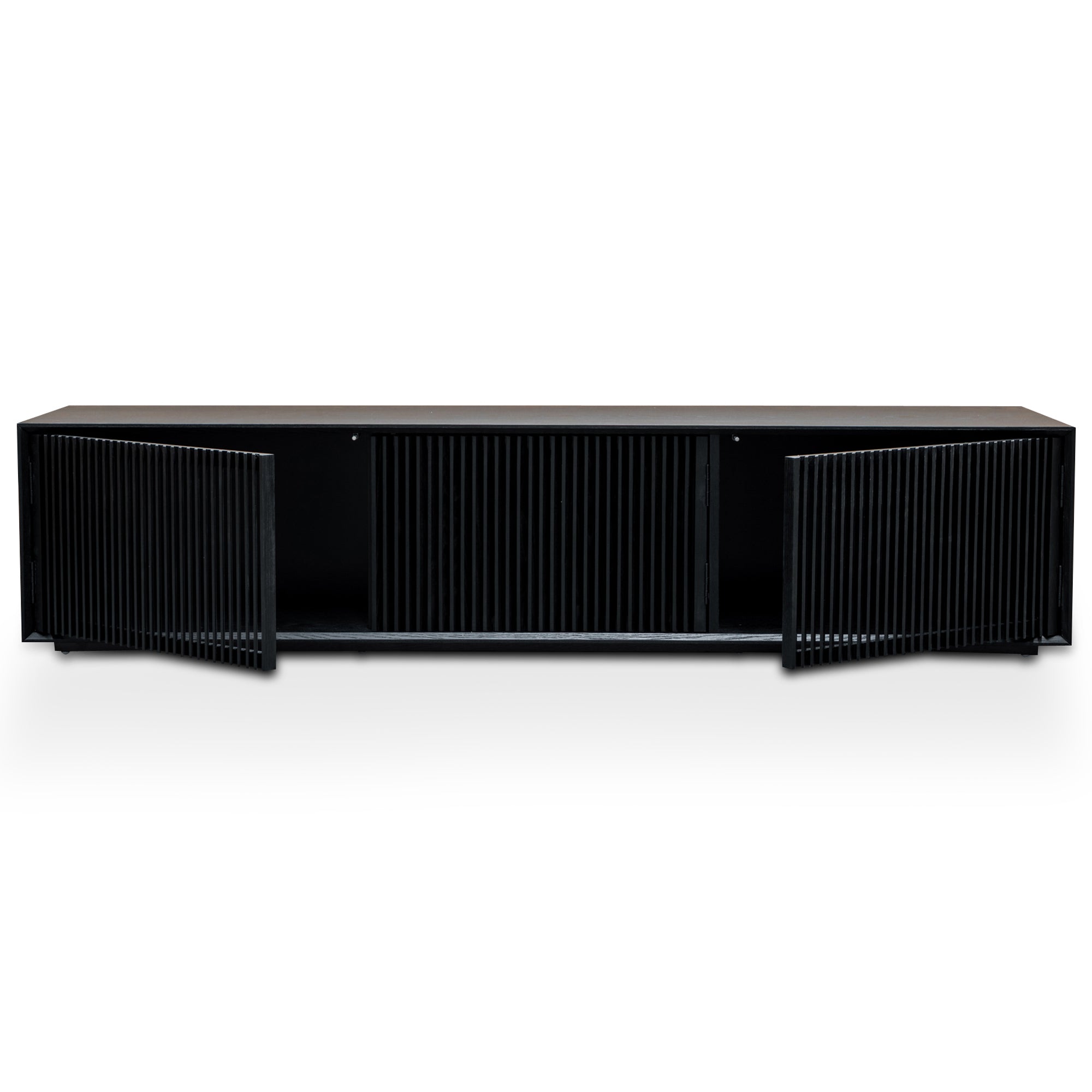 2m Entertainment TV Unit - Black Veneer