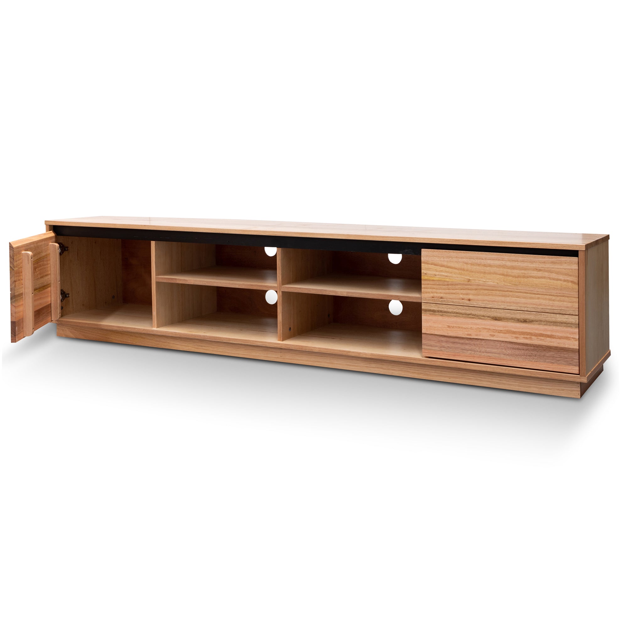 Javier 2.2m Entertainment TV Unit - Messmate