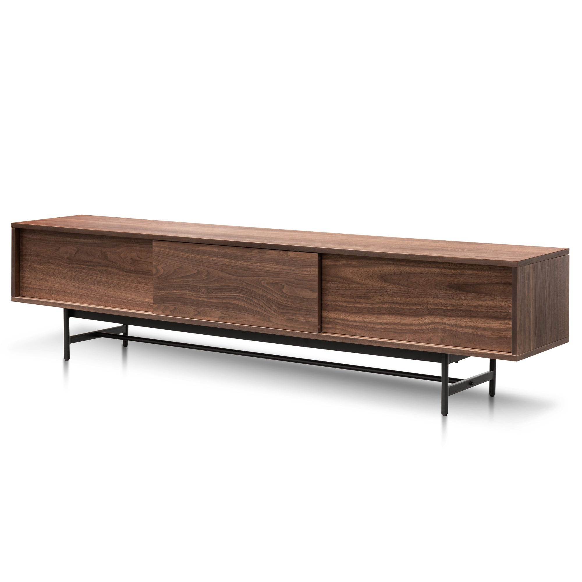 Christie 2.1m Walnut Wooden TV Entertainment Unit