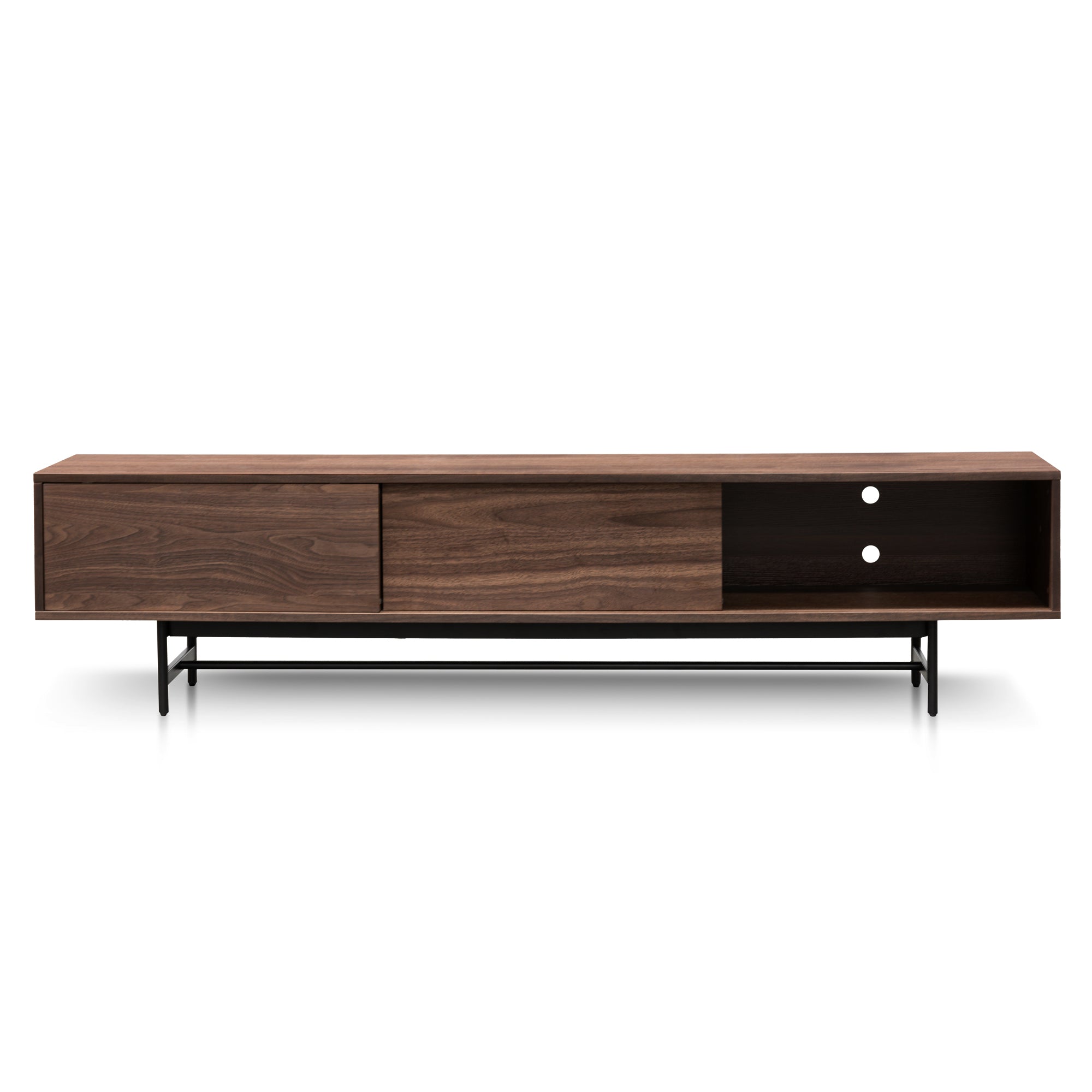 Christie 2.1m Walnut Wooden TV Entertainment Unit