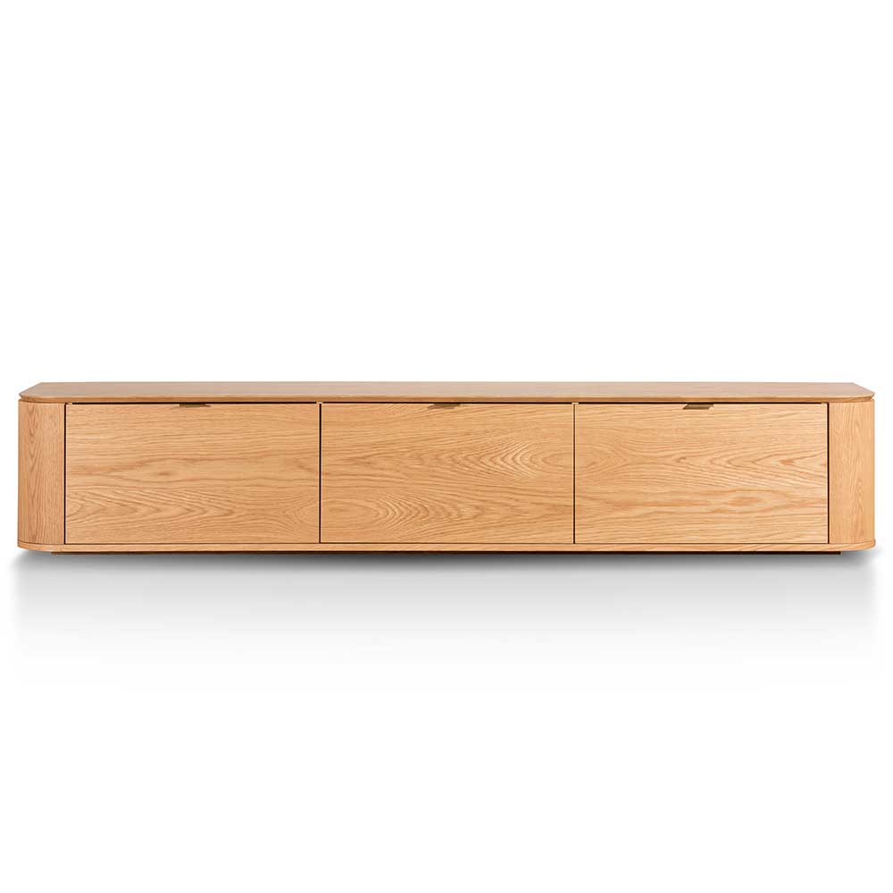 Landry 2.4 TV Entertainment Unit - Natural Oak