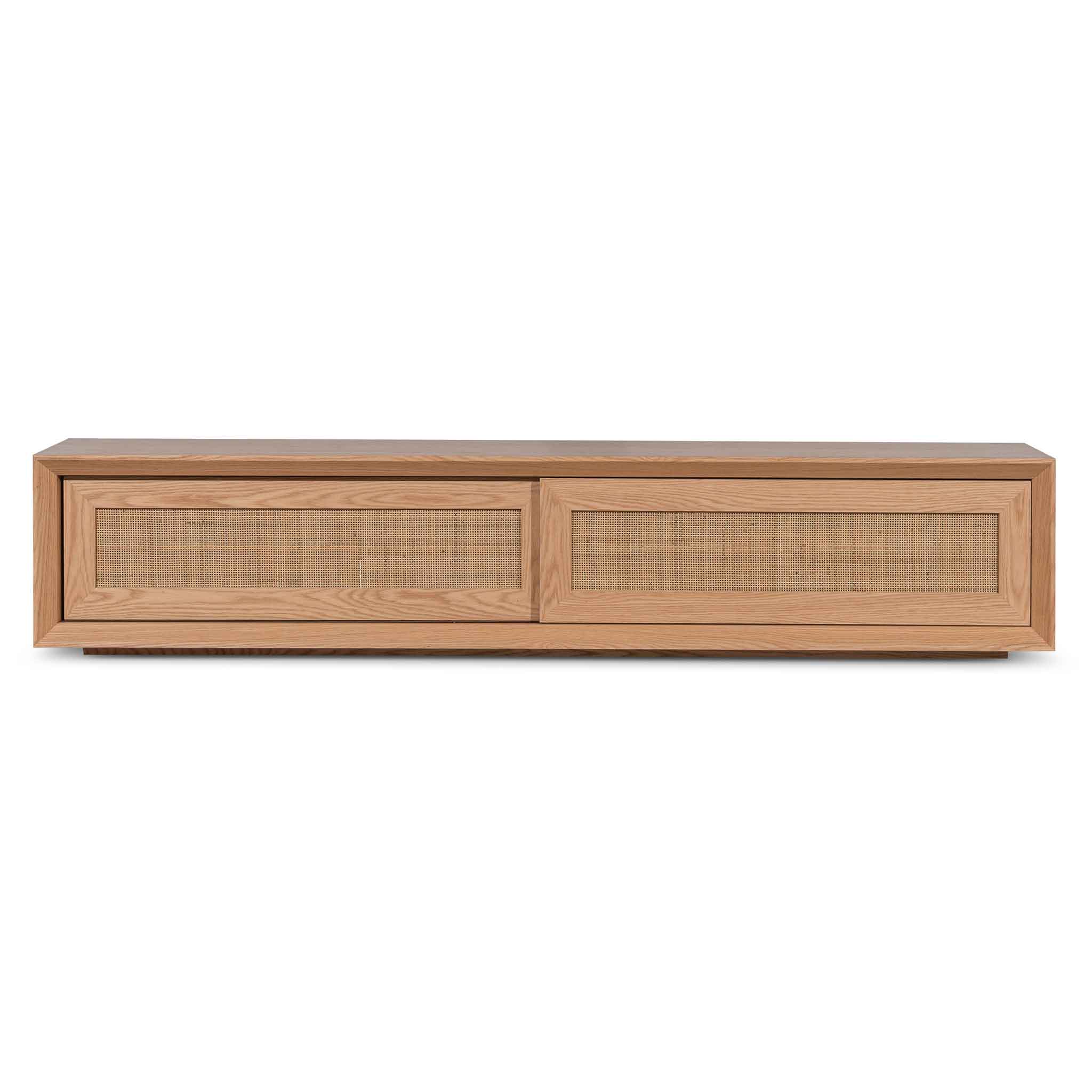 Talley Rattan Doors 2.3m TV Entertainment Unit - Natural