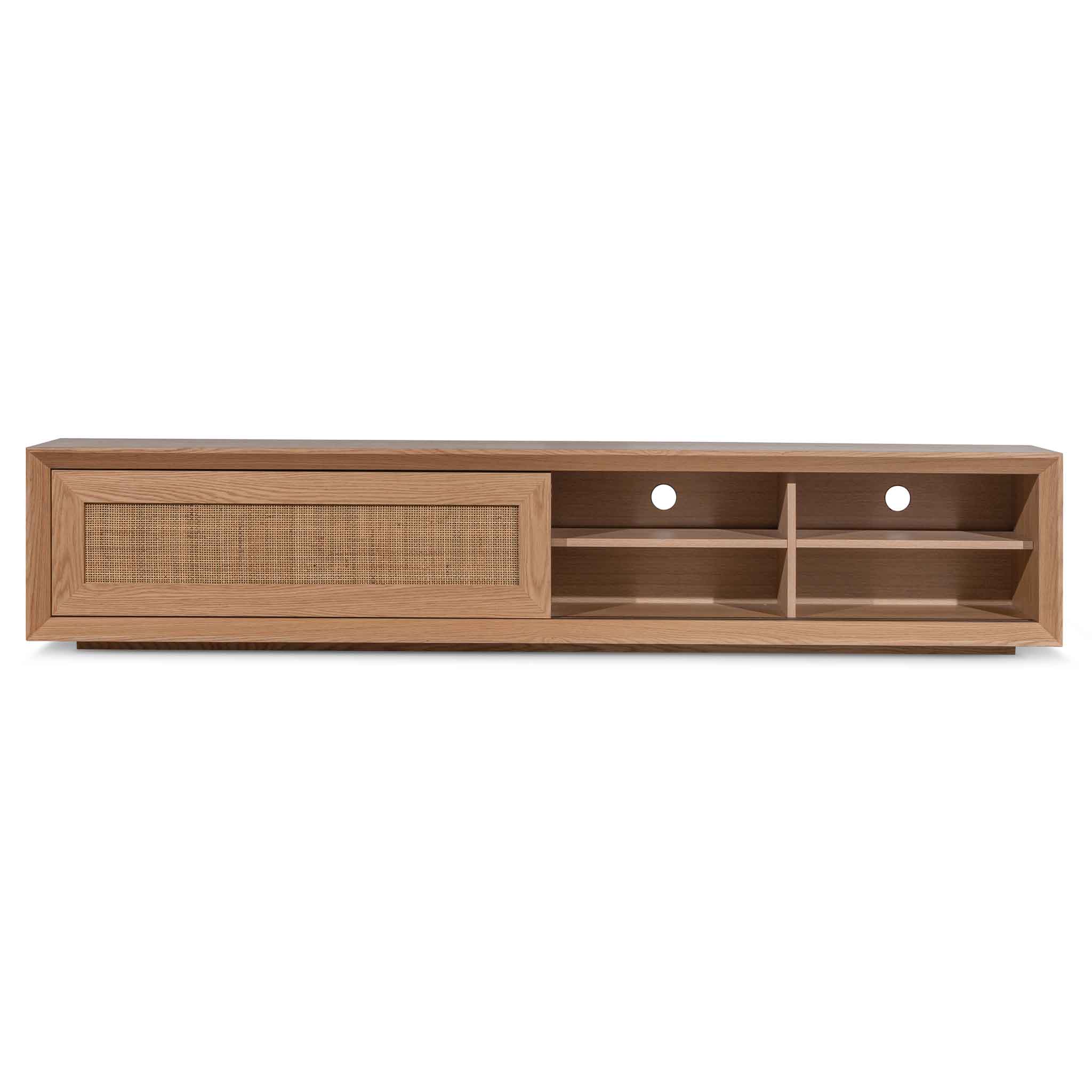 Talley Rattan Doors 2.3m TV Entertainment Unit - Natural