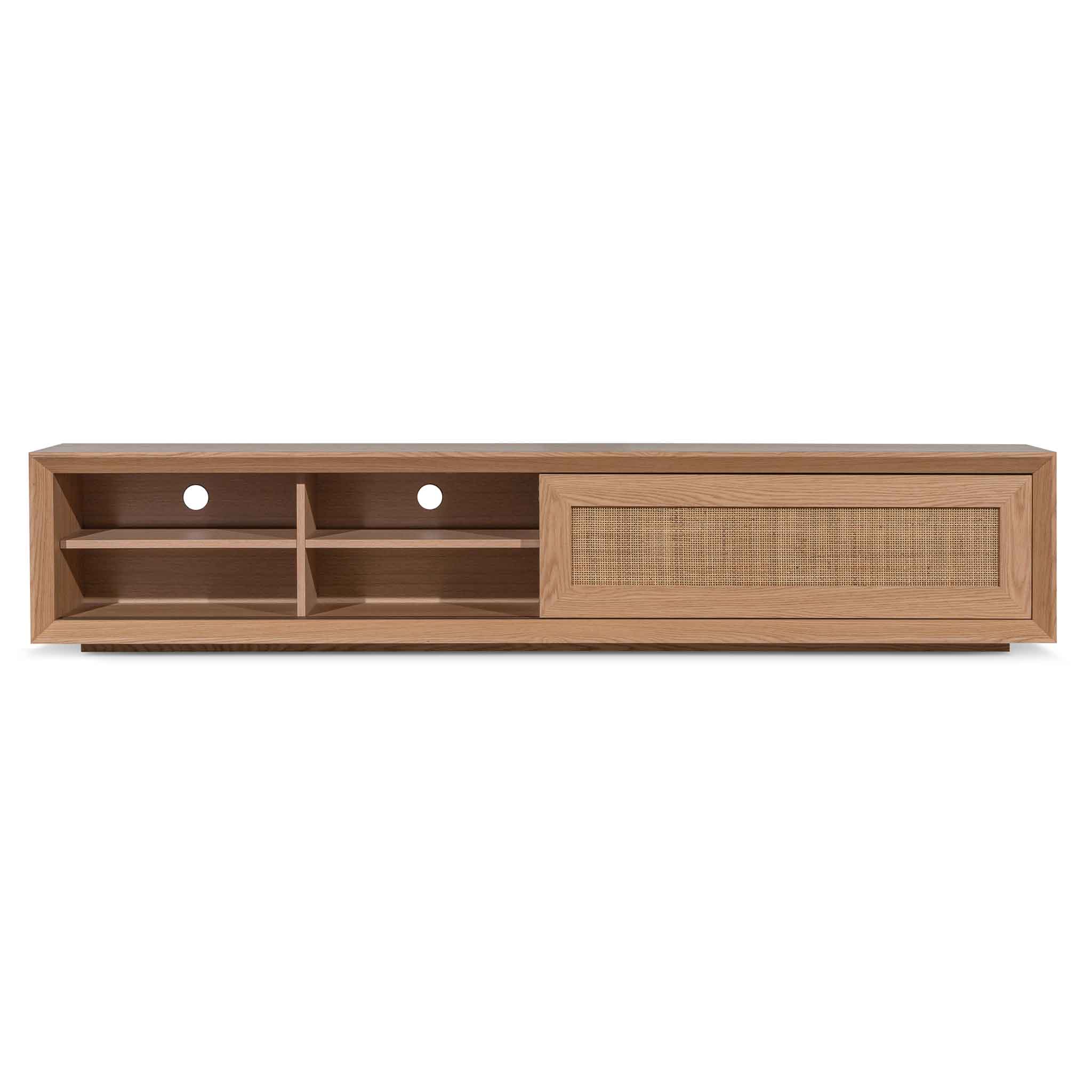 Talley Rattan Doors 2.3m TV Entertainment Unit - Natural