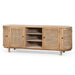 CDT6768 2.1m Sideboard Unit - Natural with Rattan Doors