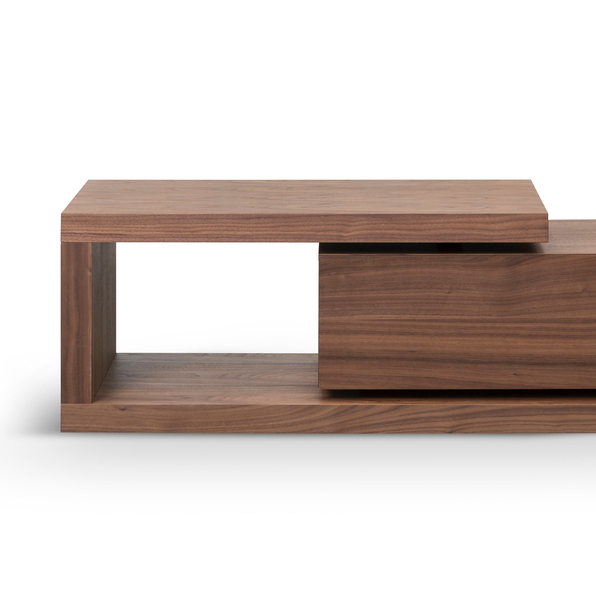 Extendable TV Entertainment Unit - Walnut