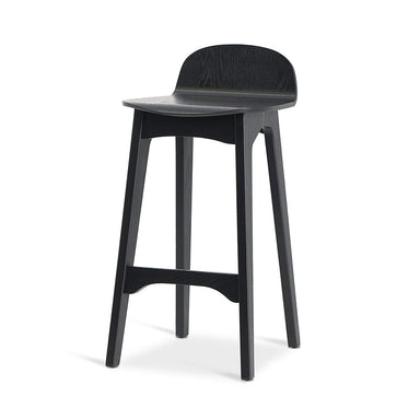 Tegan 65cm Bar Stool - Full Black