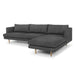Venga 3 Seater With Right Chaise - Metal Grey